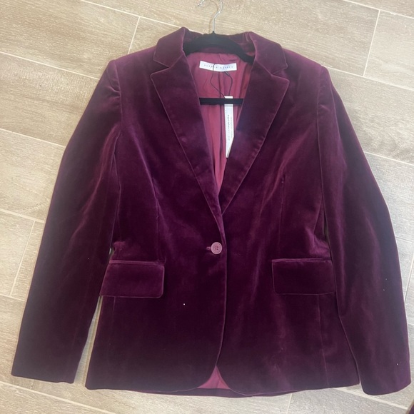 NWT Susana Monaco Velvet Blazer pant suit set - size small - Picture 6 of 9
